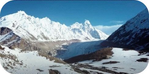 インド ザンスカールの氷河